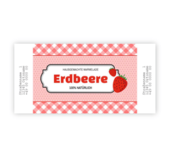 Bild für Kategorie Marmeladen Etiketten "Grundlegende Erdbeere"