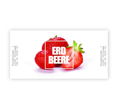 Bild für Kategorie Marmeladen Etiketten "Große Erdbeere"